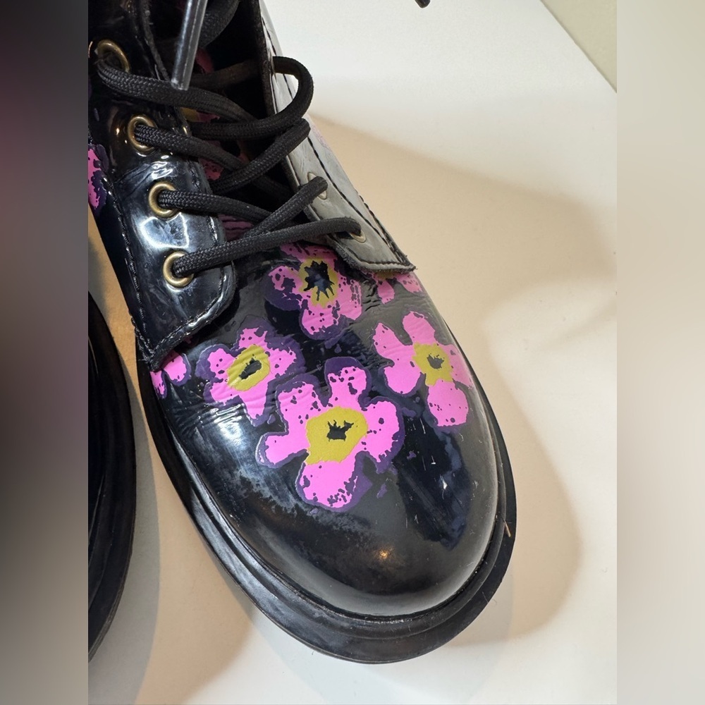 Dr. Martens Pansey Fayre Combat Boot size L5 - Picture 5 of 13